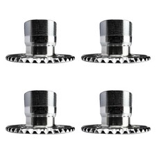 5 Lug Chrome Knock Off Lowrider Wire Wheel Adapter 5x4.5 5x4.75 5x5 Set Of 4