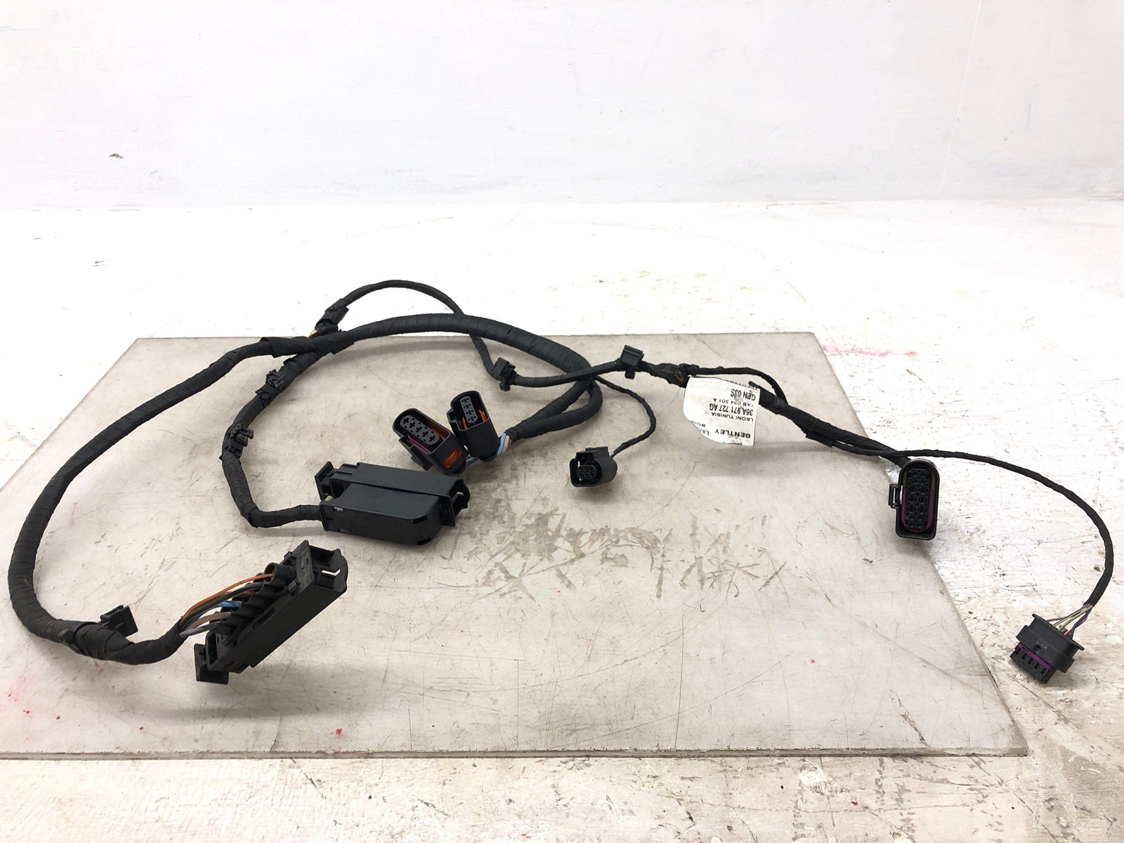2016-2020 BENTLEY BENTAYGA FUEL PUMP CONTROL MODULE WIRING HARNESS 36A971727AG