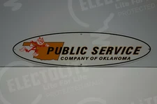 Reddy Kilowatt PUBLIC SERVICE COMPANY OF OKLAHOMA DIE CUT ELECTRICIAN GIFT