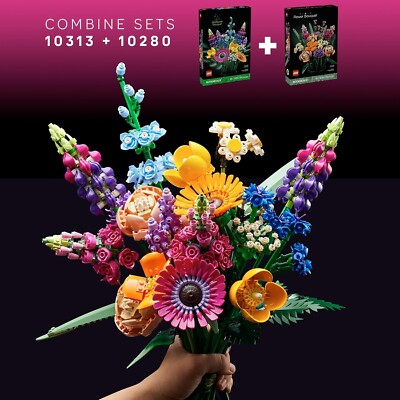 花と地球 LEGO Icons Botanical Collection Wildflower Bouquet 10313 Building