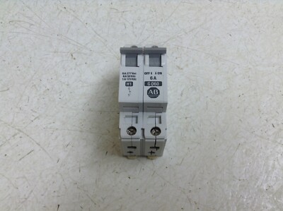 Allen Bradley 1492-CB1 G060 6 Amp Circuit Breaker 1 Pole 1492-CB1G060 