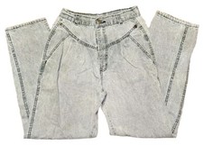 Vintage Zena Jeans 90s High Rise Waist Mom Light Wash Denim Tapered