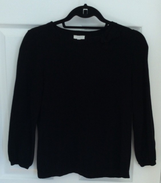 ladies dressy black sweater