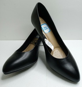Sapato Feminino Preto Básico Bomba de largura ampla memória Espuma Tru \u0026  tempo Szs 8 8.5 E 9 Novo | eBay
