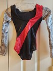 Capezio Red/Black Long Sleeve Gymnastics/Cheer/Tumbling Set CS Child Small — photo 3