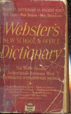 Webster's new school and office Dictionary - Webster Noah - 1966