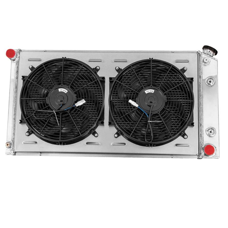 4-Row Radiator Shroud Fan Fit 1977-92 Cadillac DeVille/Pontiac/Buick/Brougham US - Image 3 of 4