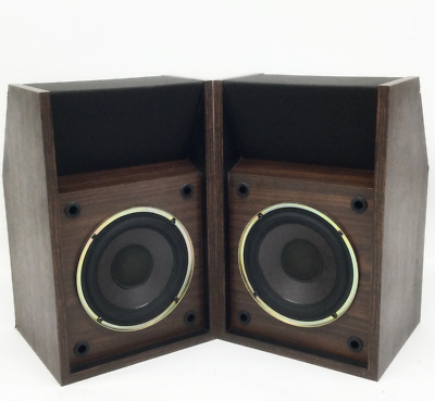 VINTAGE BOSE Model 201 Series II Stereo Bookshelf Speakers - Wood