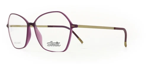 SILHOUETTE 1591 75 4140 Urban Lite Blackberry / Brass Eyeglasses 53mm
