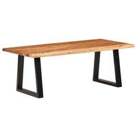 Couchtisch 110X55X40 Cm Massivholz Akazie