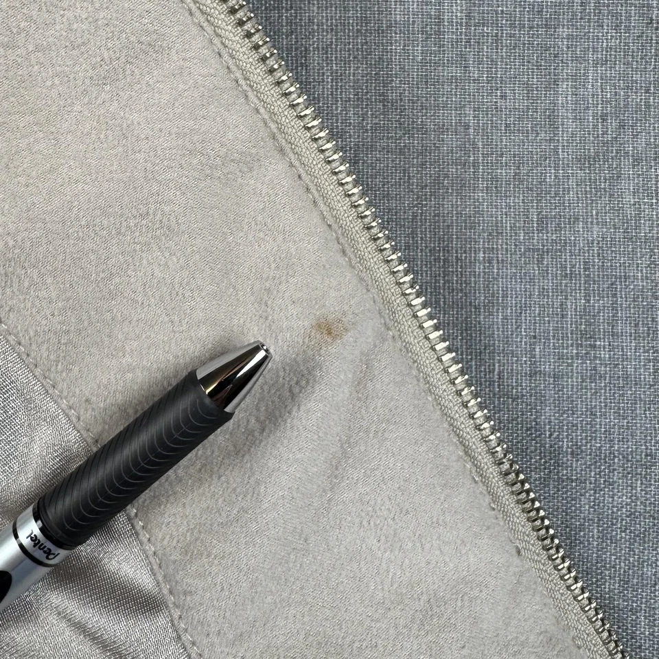 Jaqueta Oakley Software Masculina Bege Médio Zíper Forrado Frontal Estilo Harrington Casual - Imagem 4 de 4