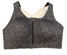 Lululemon Enlite Sports Bra 34DD Starlight Zip Front High Support