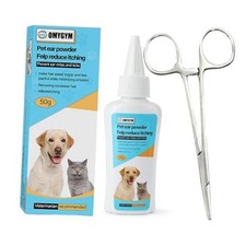 Advanced Pet Ear Powder with Professional 5" Hair Puller, Ideal as Ear Powder