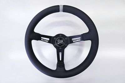 Tomei X MOMO Collaboration Steering Wheel 330mm Leather GTR R32 R33 R34 86 STI