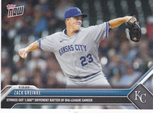 2023 Topps Now 286 Zack Greinke