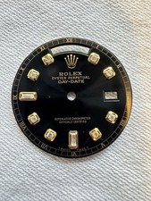 Rolex Day-Date 36 Black Diamond Dial 18038 18238 Genuine Base Custom Aftermarket