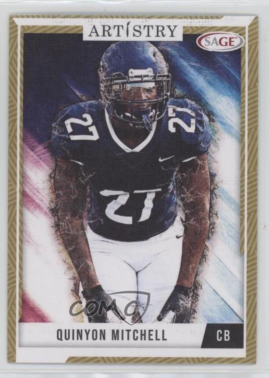 2024 SAGE Artistry Gold Canvas Quinyon Mitchell #49 Rookie RC k2y