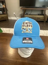 Bikini Island Cocktail Co. Trucker Hat Cool Adjustable Beach Palm Trees