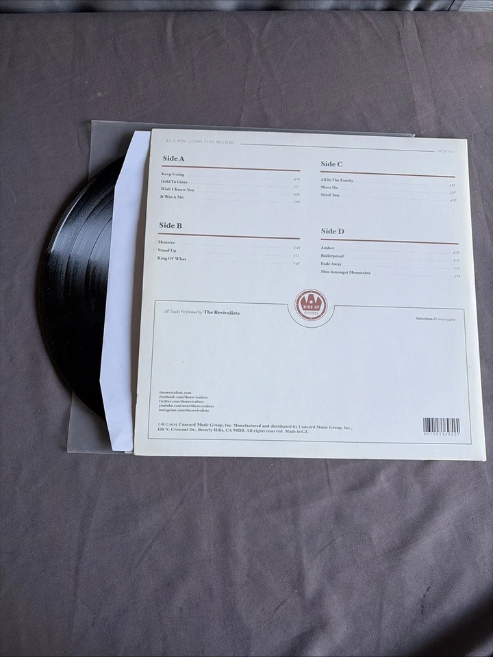 The Revivalists Men Amongst Mountains Vinyl LP 2015 NM Gatefold Wish I Knew You - Image 2 of 4