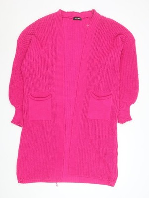 Rosa Damen-Cardigan Pullover UK Größe 10 QED London