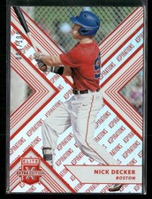 2018 Panini Elite Extra Edition #63 Nick Decker Aspirations Orange SN #/100