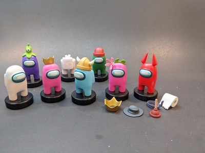 Among Us Crewmates Stampers ~ Assorted 8 With Accessories