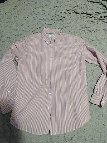 Men Ben Sherman Shirt Pink Cotton 42 / XL / 50