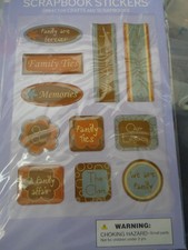 Miss Elizabeth's Scrapbook Stickers FAMILY