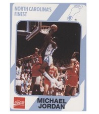 MJ 1989-90 Collegiate Collection/Coca-Cola North Carolina NCAA  Micheal Jordan