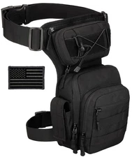 Tactical Drop Leg Bag Military Tool Gear Fanny Thigh Pack Utility Airsoft Mot...