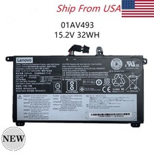 New Genuine 32WH 01AV493 Battery For Lenovo ThinkPad T570 T580 P51S P52S 00UR890