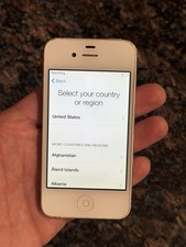 iPhone 4S A1387 White Read - FOR PARTS Or Repair