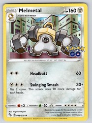 Melmetal 046/078 Holo Rare Pokémon GO