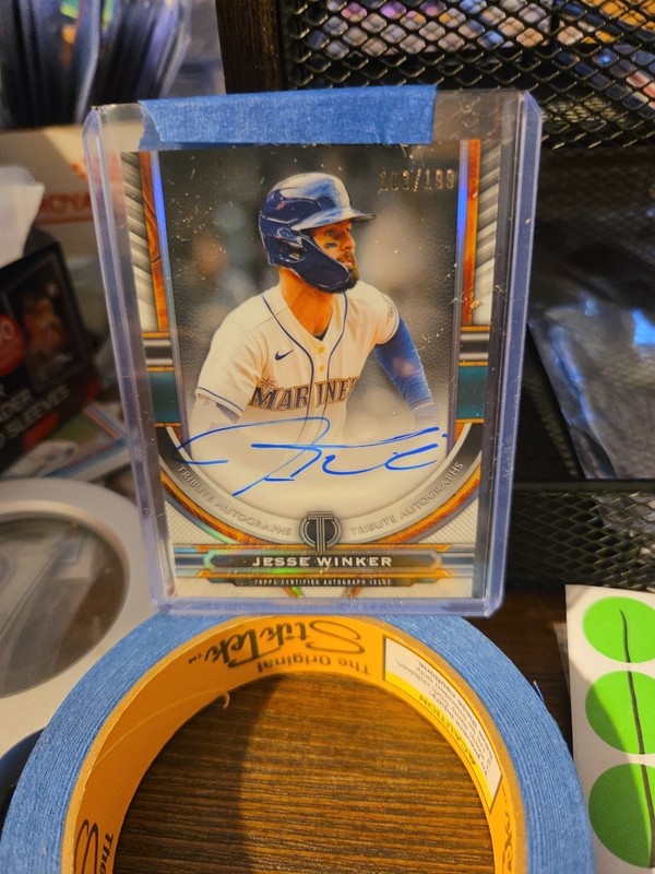 2023 Topps Tribute Jesse Winker Autograph Auto #103/199 Mariners