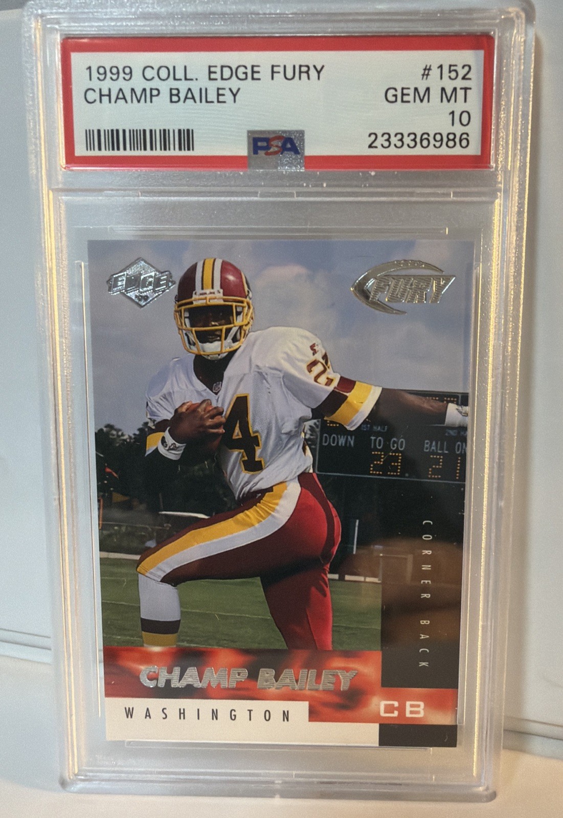 Champ Bailey Collector's Edge Fury #152 Base