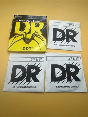 DR DDT-11 Drop Down Tuning Electric Guitar Strings; gauges 11-54