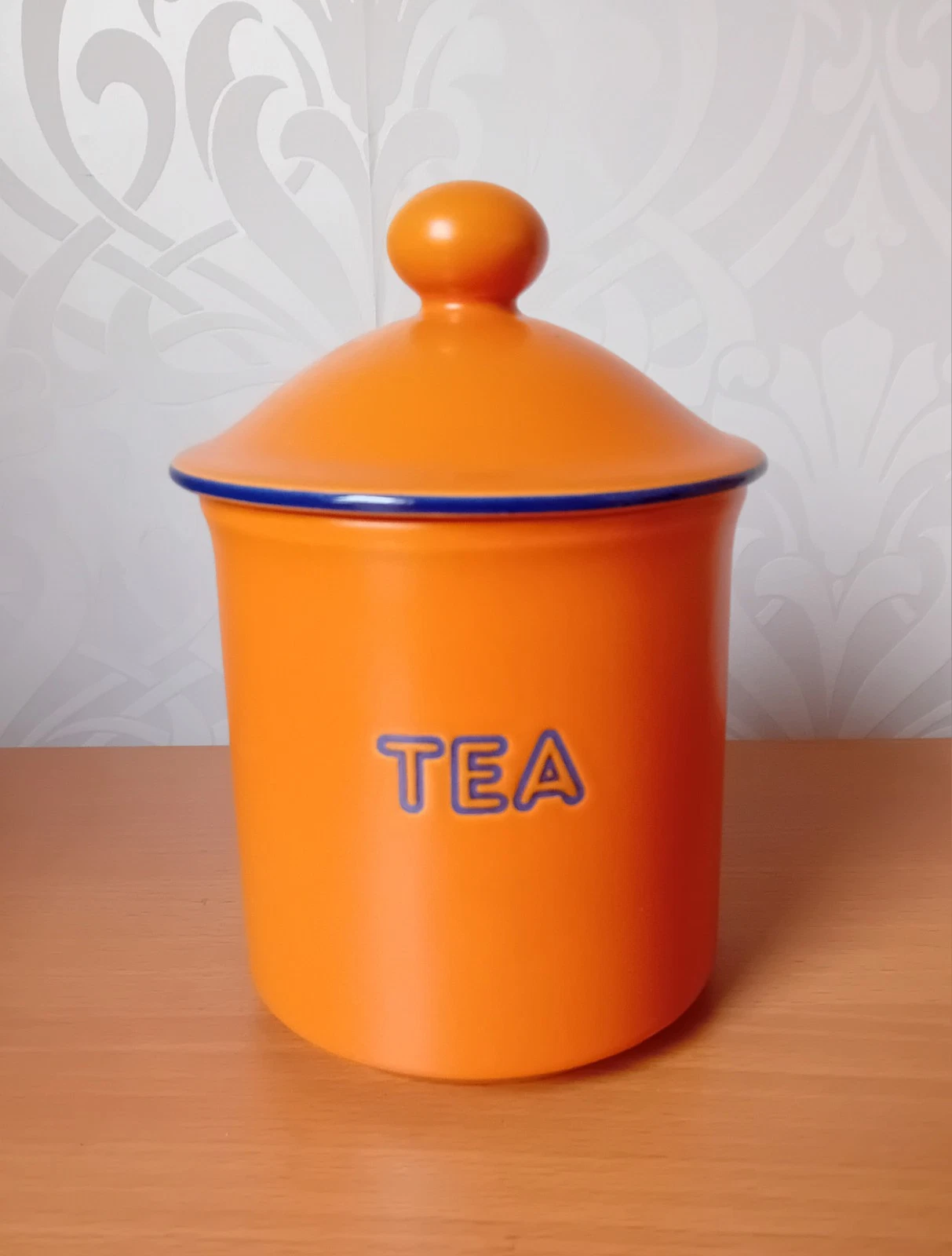 Hornsea Pottery CITRUS tea canister stoneware NEW