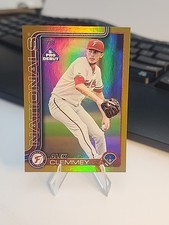 2025 Topps Pro Debut #PD-14 Alex Clemmey GOLD FOIL /50 Fredericksburg Nationals