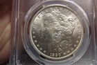 1890-P Morgan Silver Dollar Freshly graded  PCGS MS62 Nice!