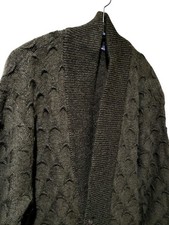 80s ISSEY MIYAKE MEN 3D Cardigan Knit Issey Miyake Wool Thick Cardigan