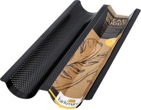 Birkmann Baguetteblech Bread Buddies 16X37X3 Cm Backform FüR Knuspriges Brot