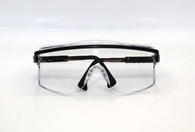 Uvex Astro OTG 3001 Safety Glasses   Black Frame