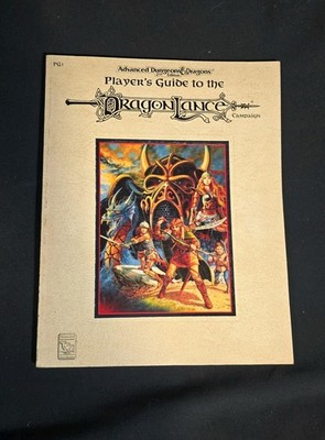 TSR Player's Guide to the Dragonlance Campaign Dungeons & Dragons 1993 2nd Edit.