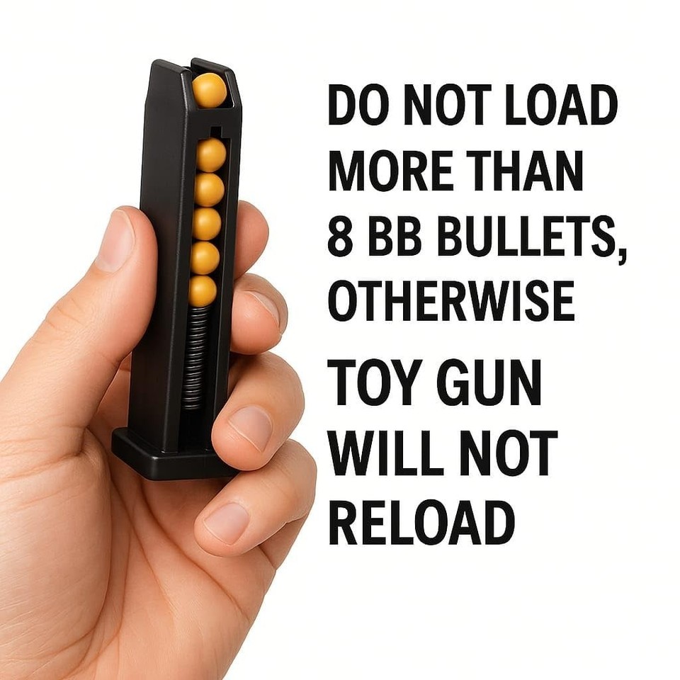 BB Bullet Toy Gun Set Long Range Shootin Easy Reload P729 | eBay