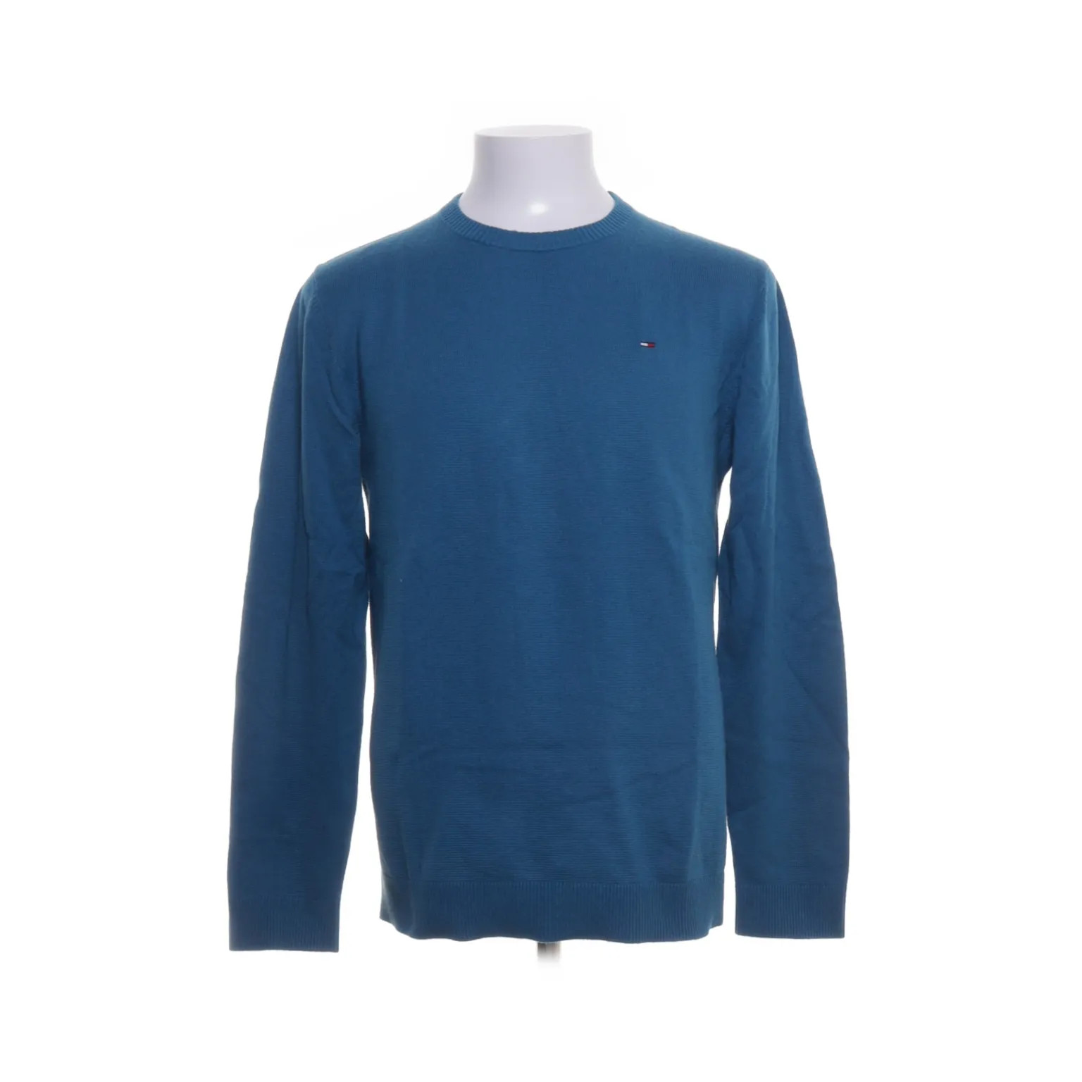 Tommy Hilfiger Jeans, Strickpullover, Größe: M, Blau, Acryl/Baumwolle #00V Tommy Hilfiger Jeans, Strickpullover, Größe: M, Blau, Acryl/Baumwolle #00V