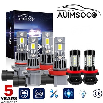 For Nissan Quest 2011-2017 6x 12000K LED Headlight High+Low+Fog Light Bulbs Kit