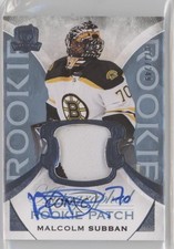 2015-16 Upper Deck The Cup Rookie /249 Malcolm Subban #172 Patch Auto 5j8