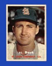 1957 Topps Set-Break # 98 Alvin Dark EX-EXMINT *GMCARDS*