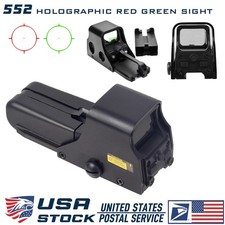 552 Holographic Red Green Dot Reflex Sight Scope Tactical Hunting 20mm Rail