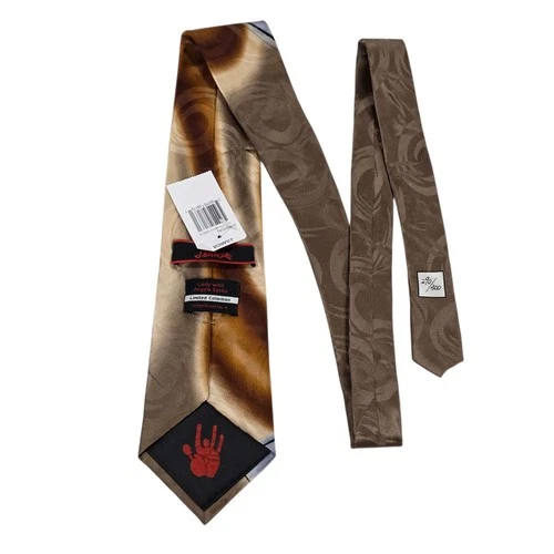 New J. Garcia Limited Collection Silk Tie Artist Proof No 4 Brown 290/300 - product listing photo